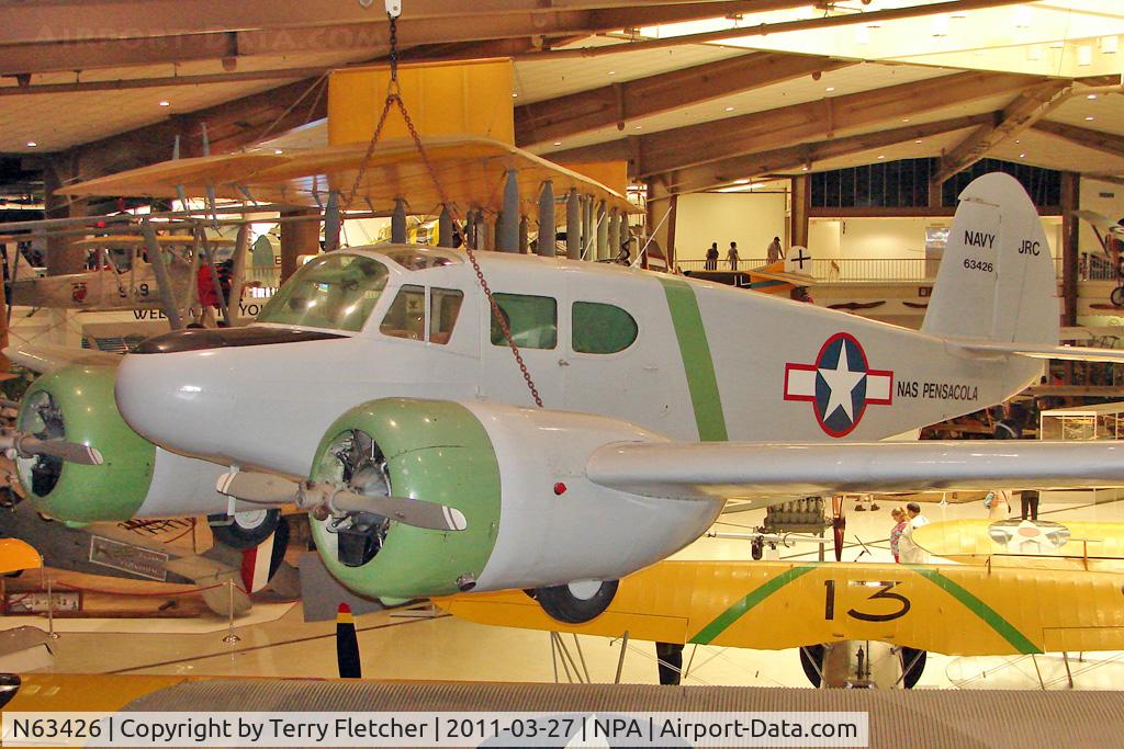 N63426, 1943 Cessna JRC-1 (UC-78) C/N 5515, 1943 Cessna JRC-1, c/n: 5515 at Pensacola Naval Museum