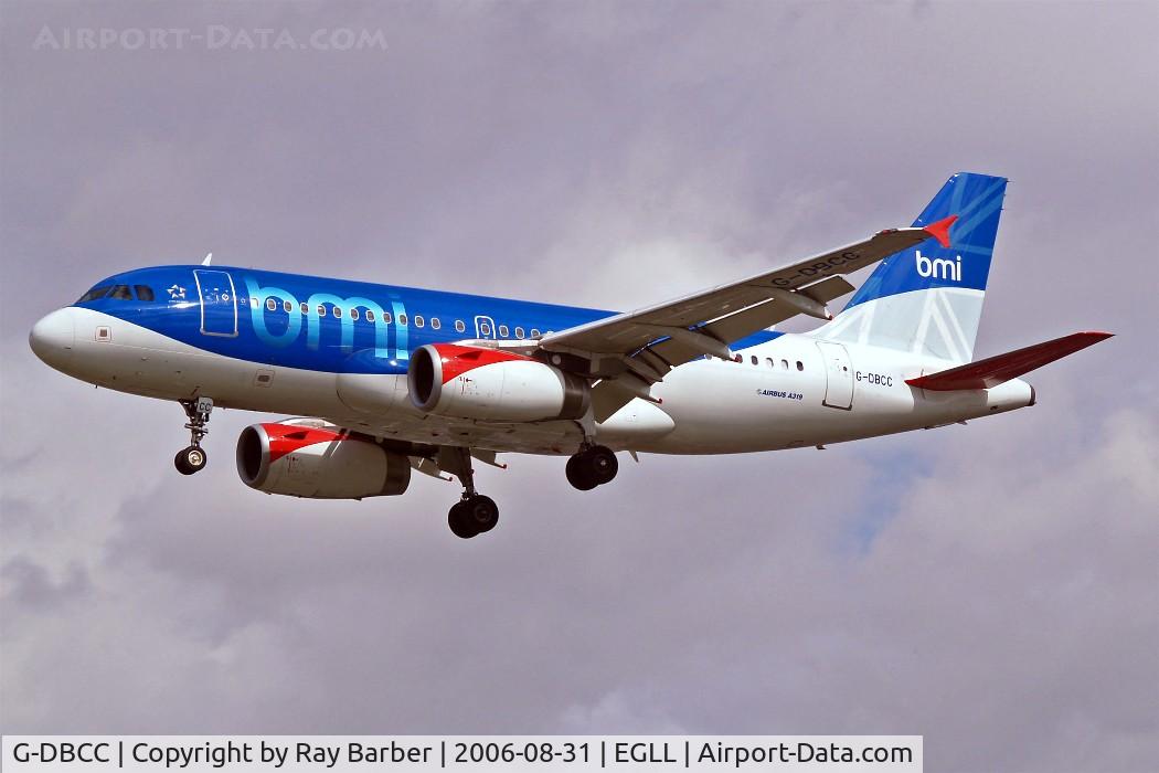 G-DBCC, 2004 Airbus A319-131 C/N 2194, Airbus A319-131 [2194] bmi British Midland Heathrow~G 31/08/2006