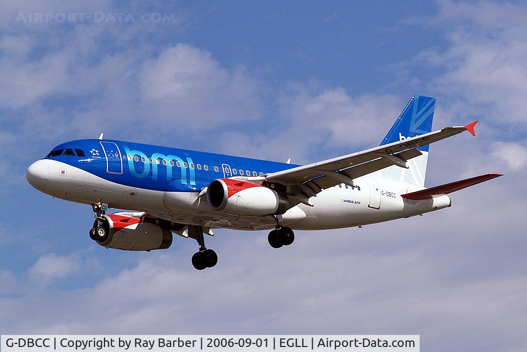 G-DBCC, 2004 Airbus A319-131 C/N 2194, Airbus A319-131 [2194] bmi British Midland Heathrow~G 01/09/2006