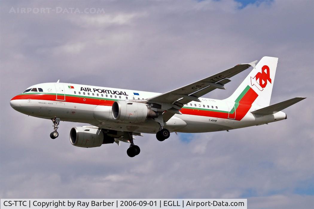 CS-TTC, 1997 Airbus A319-111 C/N 763, Airbus A319-111 [0763] TAP Air Portugal Heathrow~G 01/09/2006