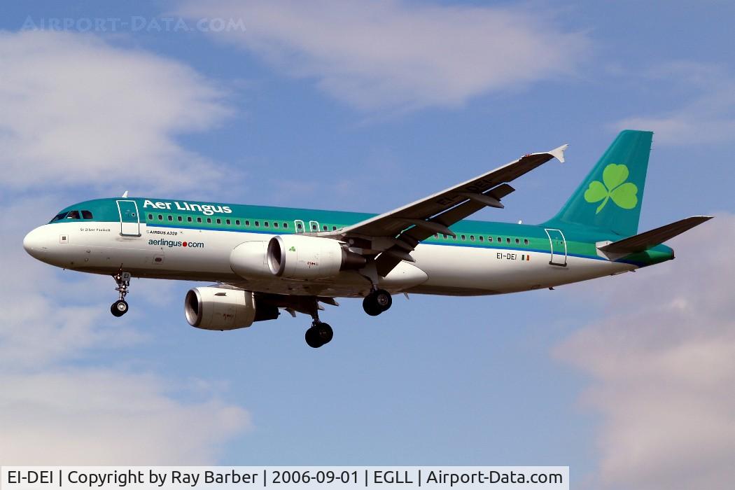 EI-DEI, 2005 Airbus A320-214 C/N 2374, Airbus A320-214 [2374] Aer Lingus Heathrow~G 01/09/2006