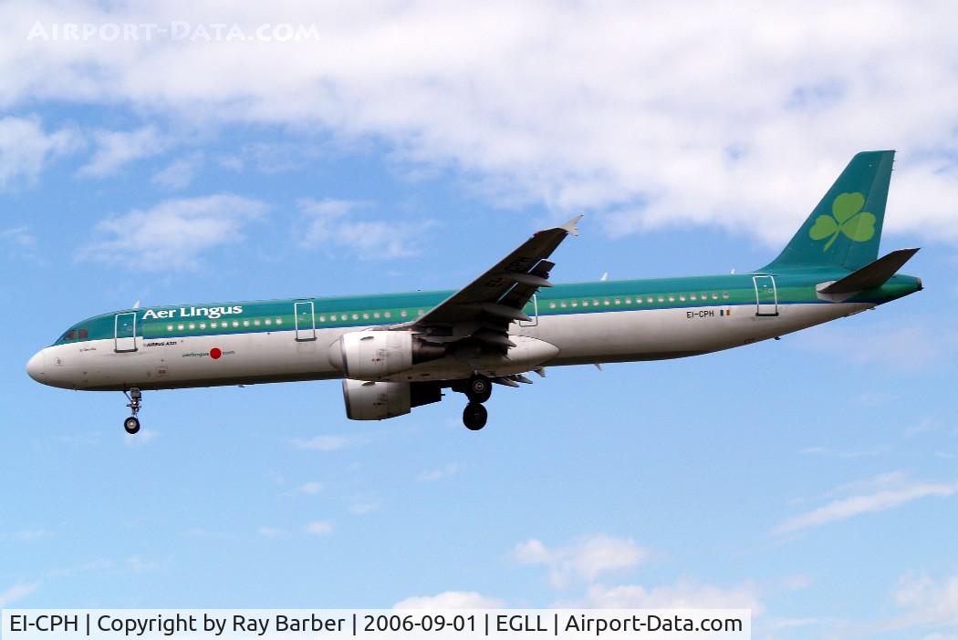 EI-CPH, 1999 Airbus A321-211 C/N 1094, Airbus A321-211 [1094] (Aer Lingus) Heathrow~G 01/09/2006