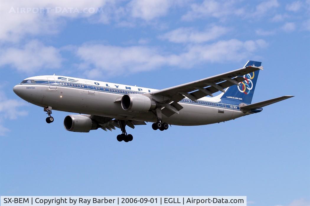 SX-BEM, 1991 Airbus A300B4-605R C/N 603, Airbus A300B4-605R [603] (Olympic Airlines) Heathrow~G 01/09/2006