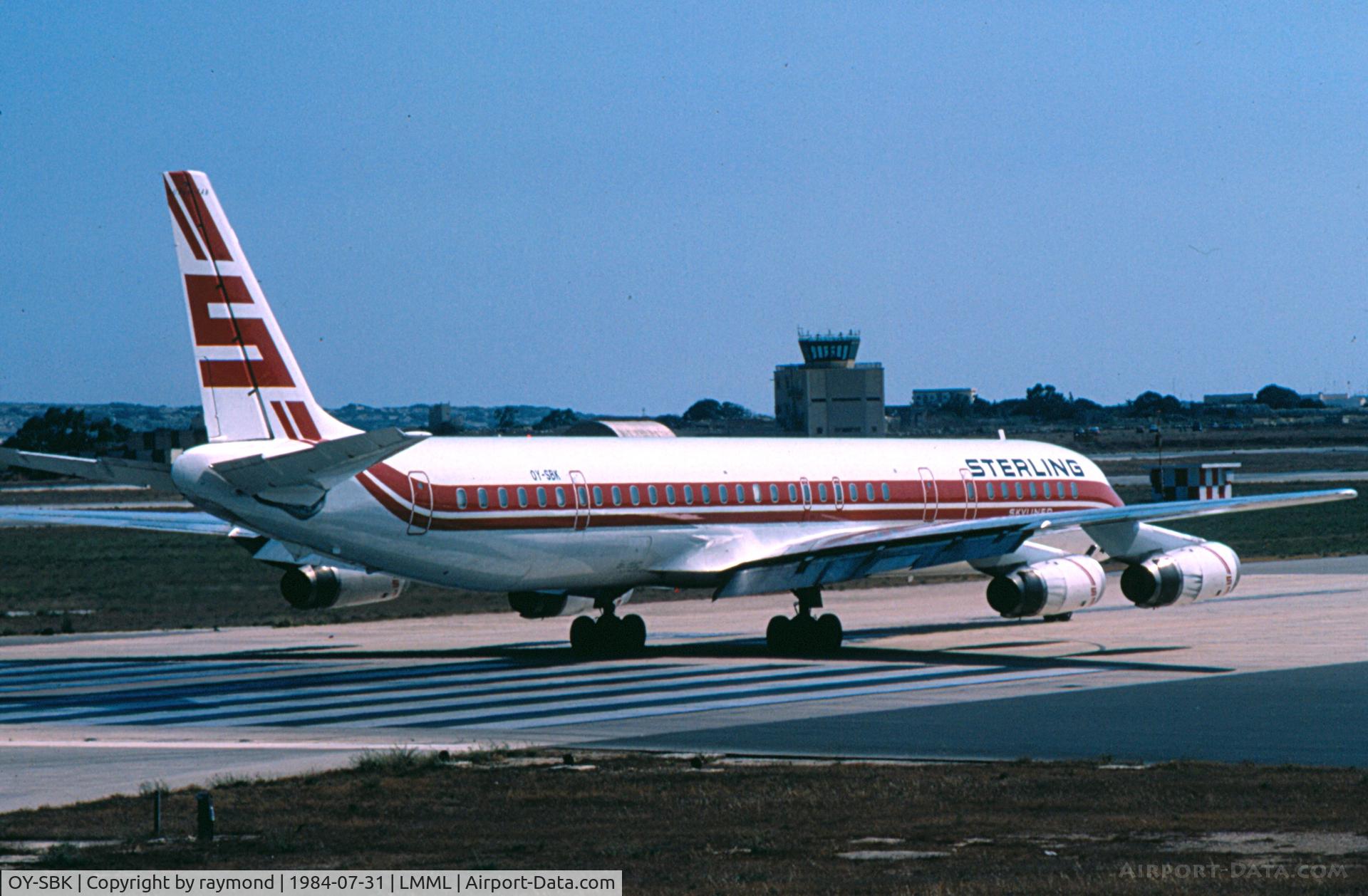 OY-SBK, 1968 Douglas DC-8-63 C/N 45923, DC8 OY-SBK Sterling Airways