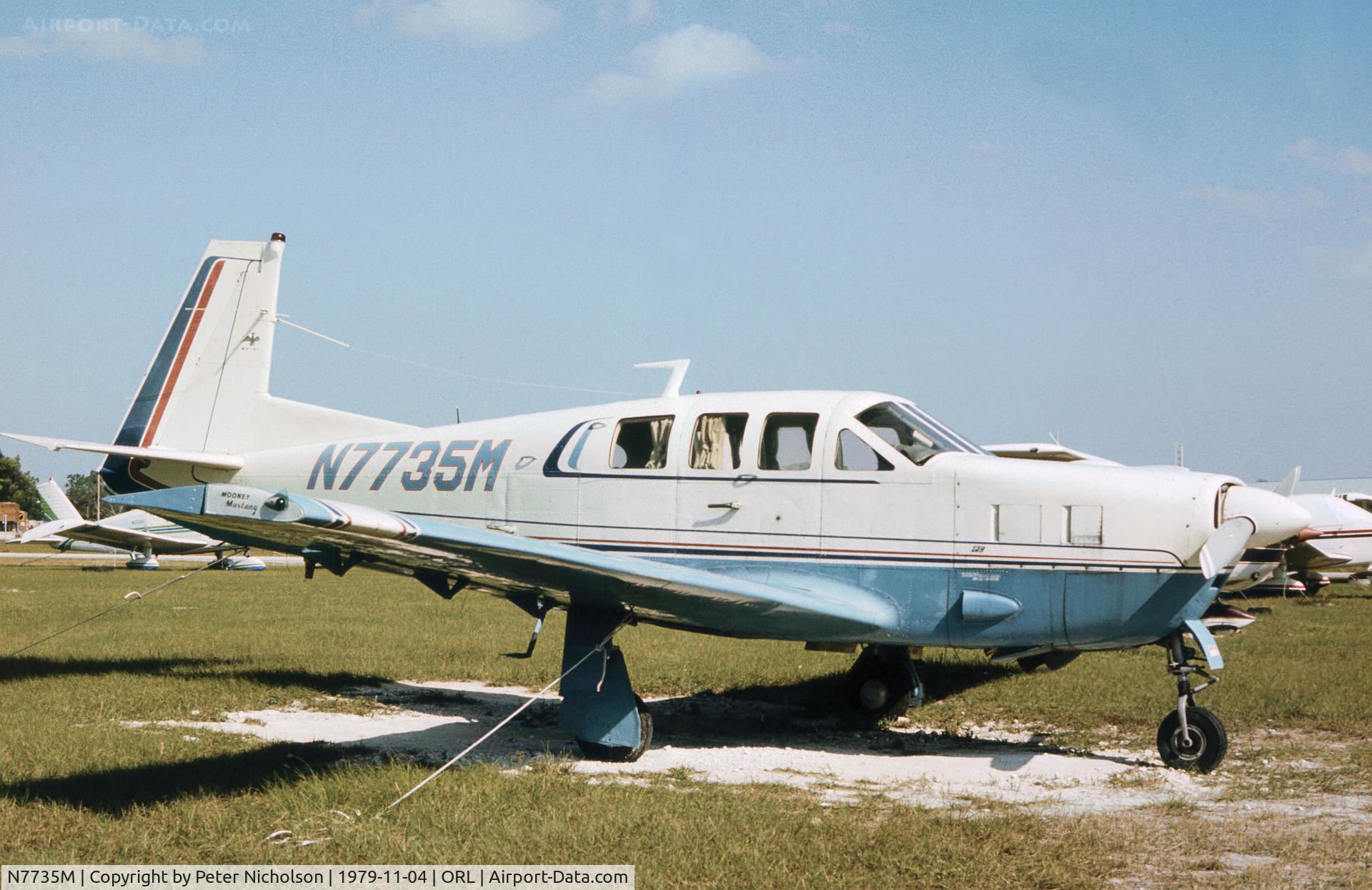 N7735M, 1970 Mooney M22 Mustang C/N 700002, Mooney M22 Mustang as seen at Herndon in November 1979.
