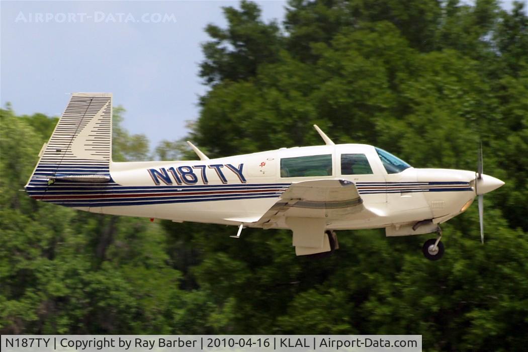 N187TY, 1978 Mooney M20J 201 C/N 24-0652, Mooney M.20J Model 201 [24-0652] Lakeland-Linder~N 16/04/2010