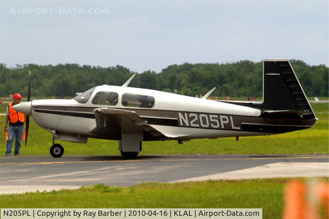 N205PL, 1987 Mooney M20J 201 C/N 24-3020, Mooney M.20J Model 205 [24-3020] Lakeland-Linder~N 16/04/2010