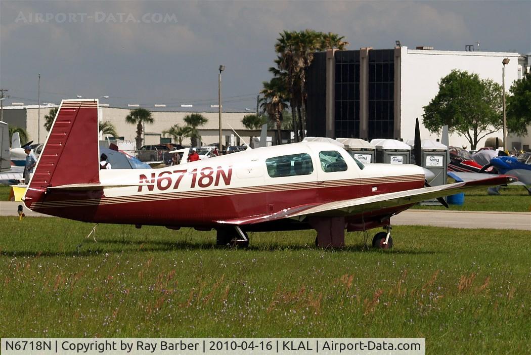 N6718N, 1968 Mooney M20F Executive C/N 680175, Mooney M.20F Executive [680175] Lakeland-Linder~N 16/04/2010