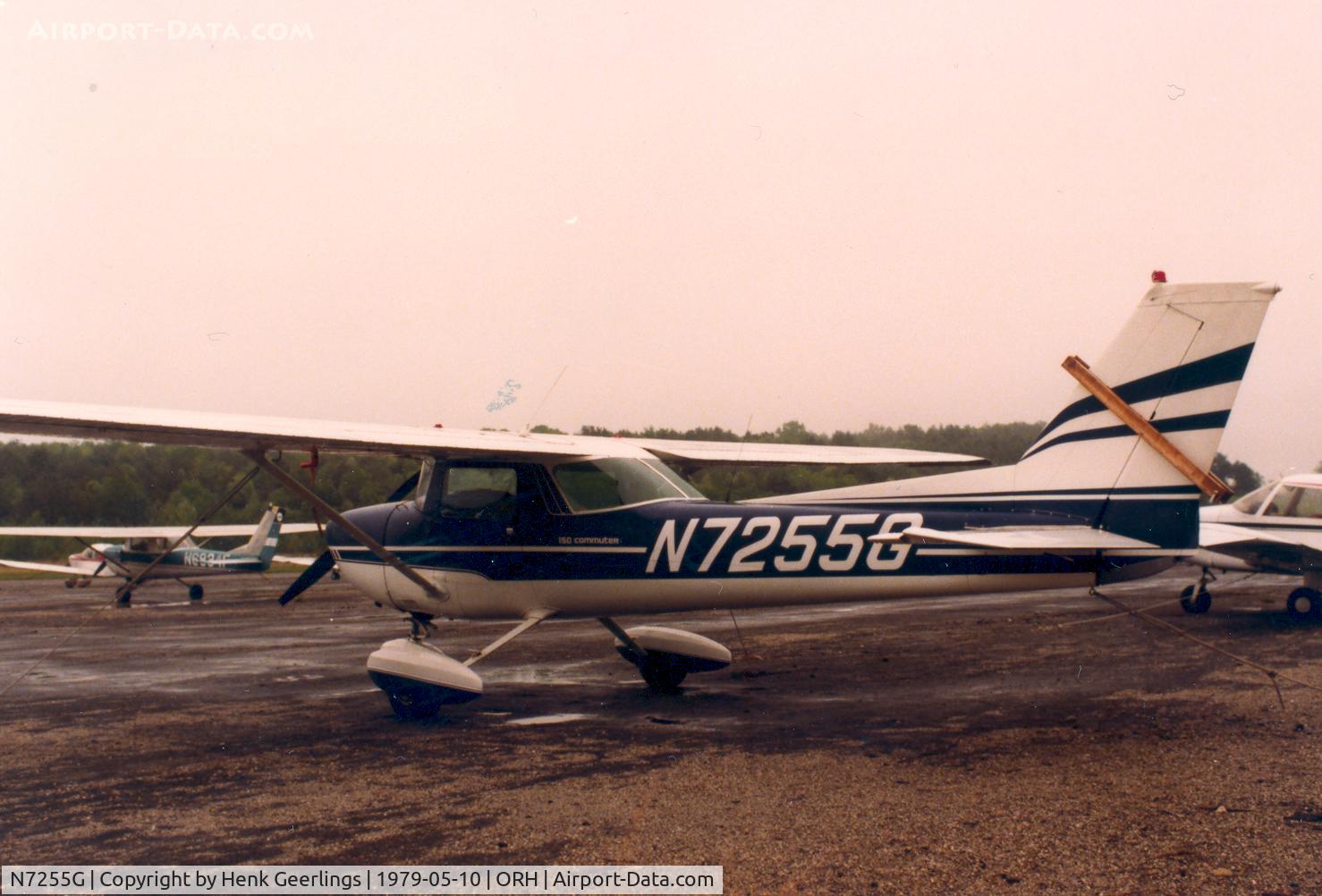 N7255G, 1973 Cessna 150L C/N 15074627, Worcester , Mass