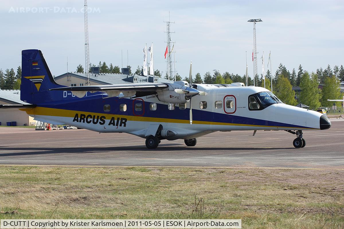 D-CUTT, 1991 Dornier 228-212 C/N 8200, Not so common aircraft type here in Sweden. Nice visit.