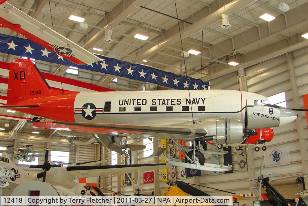 12418, 1942 Douglas LC-47H-20-DL Skytrain C/N 9358, 1942 Douglas LC-47H-20-DL Skytrain, c/n: 9358 at Pensacola Naval Museum