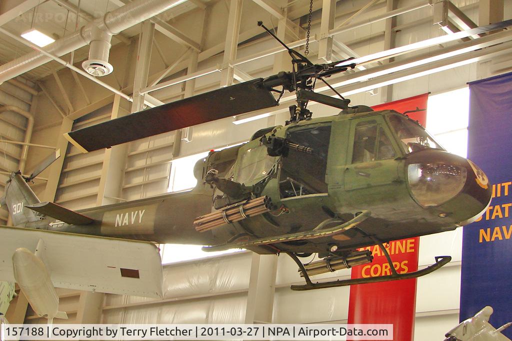 157188, 1970 Bell HH-1K Iroquois C/N 6312, 1970 Bell HH-1K Iroquois, c/n: 6312 at Pensacola Naval Museum