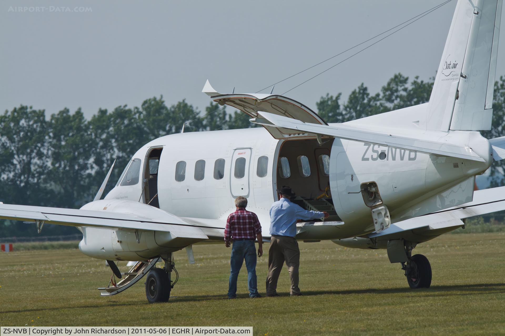 ZS-NVB, 2008 Embraer EMB-110P1 Bandeirante C/N 110479, Visiting