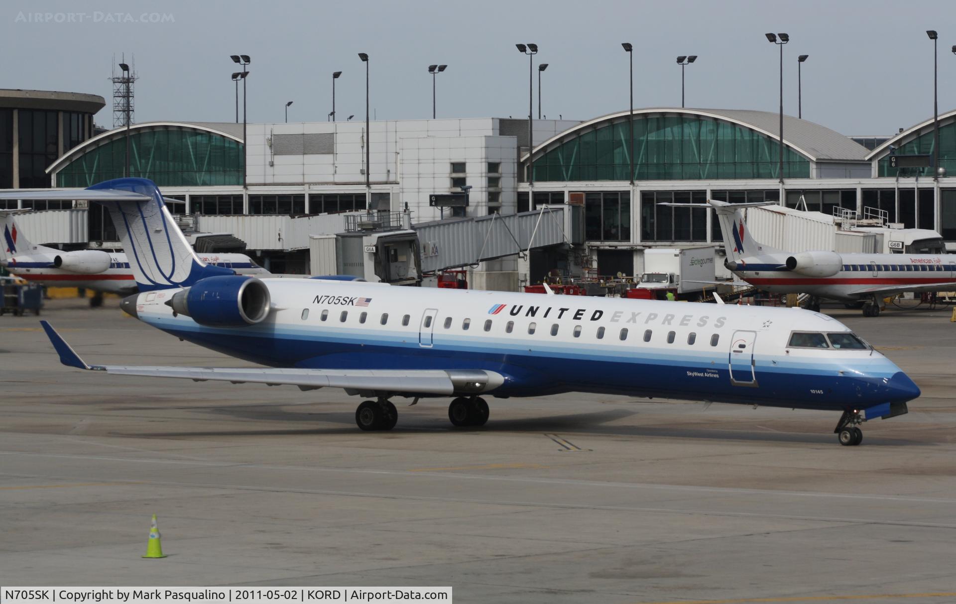 N705SK, 2004 Bombardier CRJ-701 (CL-600-2C10) Regional Jet C/N 10145, CL-600-2C10