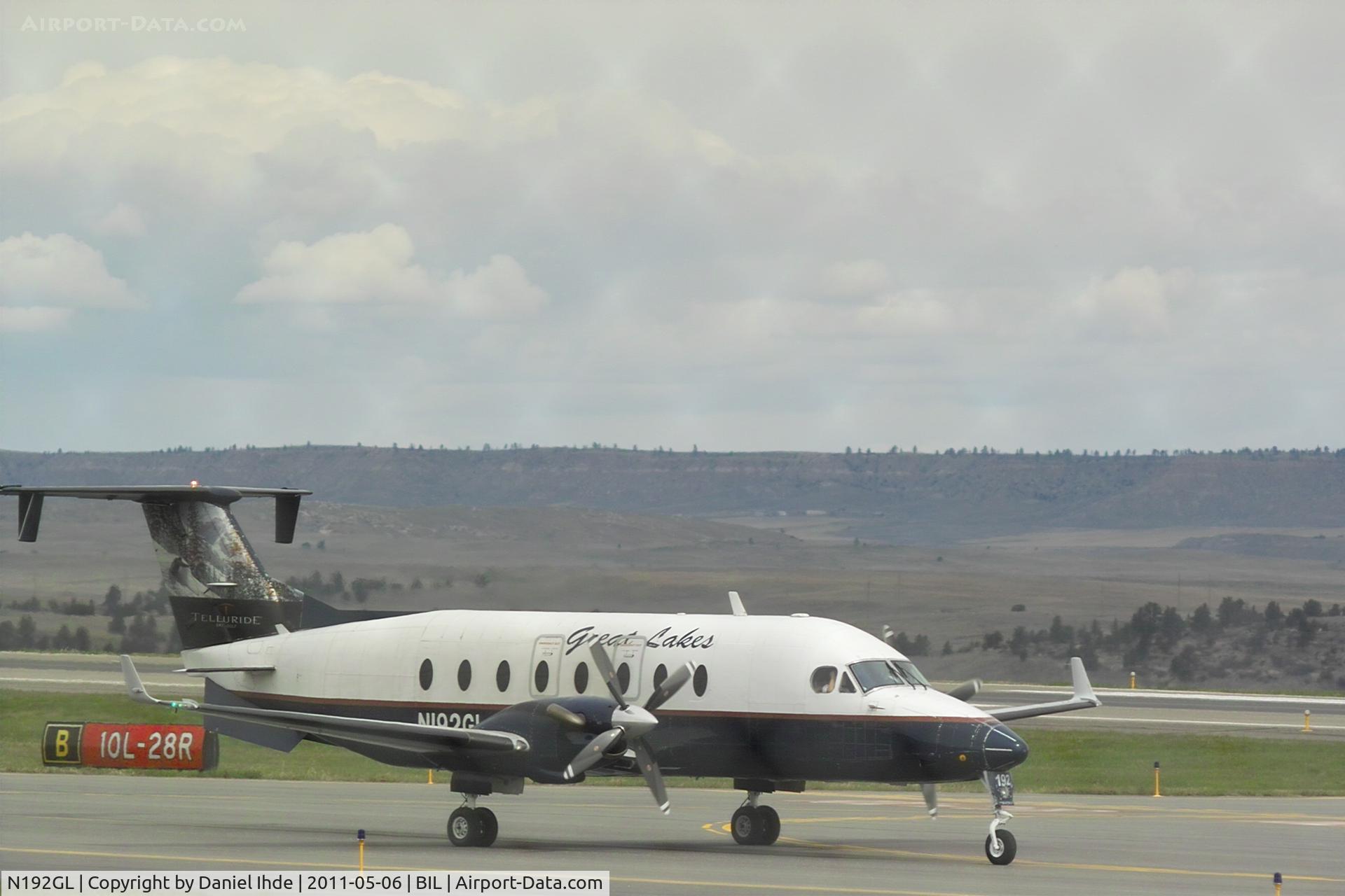 N192GL, 1995 Beech 1900D C/N UE-192, Great Lakes Air Beech 1900 @ BIL