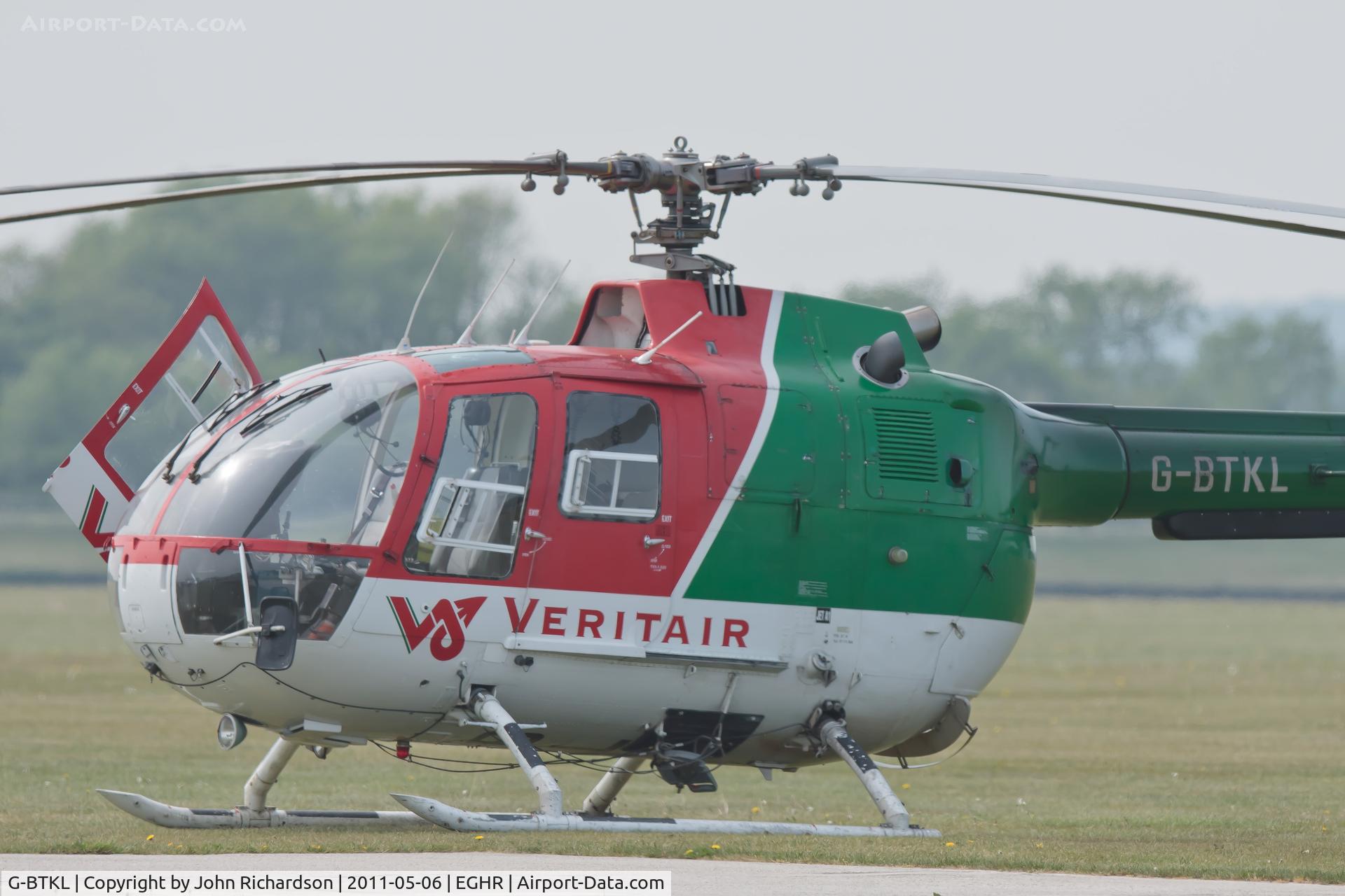 G-BTKL, 1980 MBB Bo-105DB-4 C/N S.422, Visiting