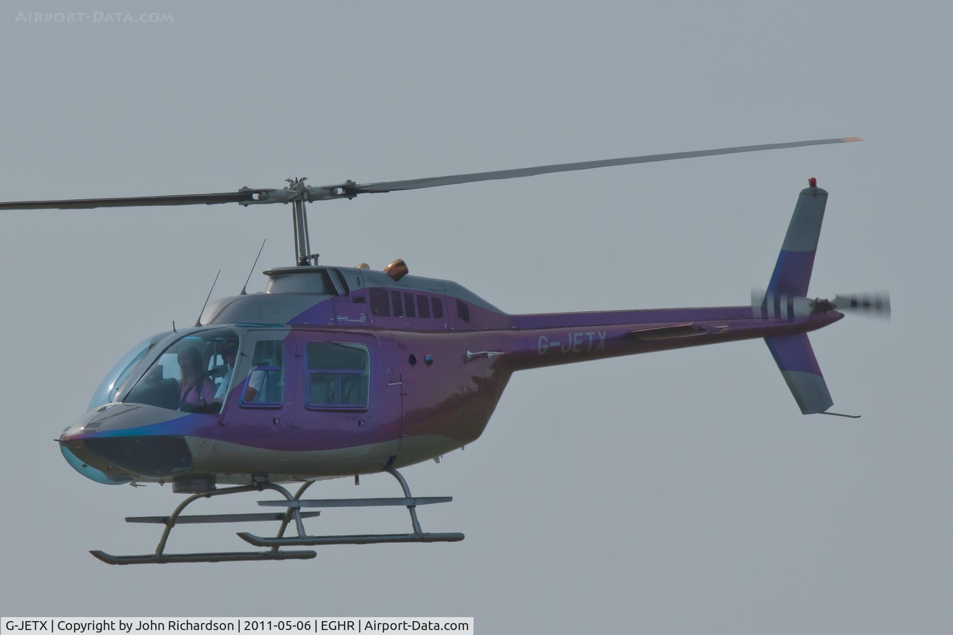G-JETX, 1981 Bell 206B JetRanger III C/N 3208, Doing circuits