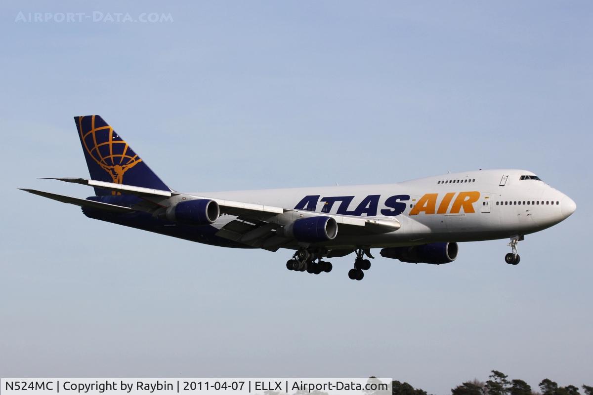 N524MC, 1980 Boeing 747-2D7B C/N 21784, Another 30 year old 747 arriving at LUX