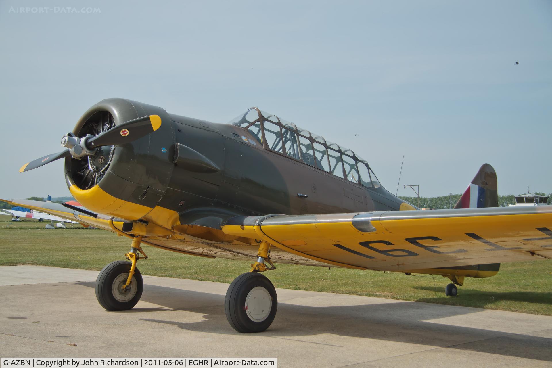 G-AZBN, 1942 Noorduyn AT-16 Harvard IIB C/N 14A-1431, Ready for action