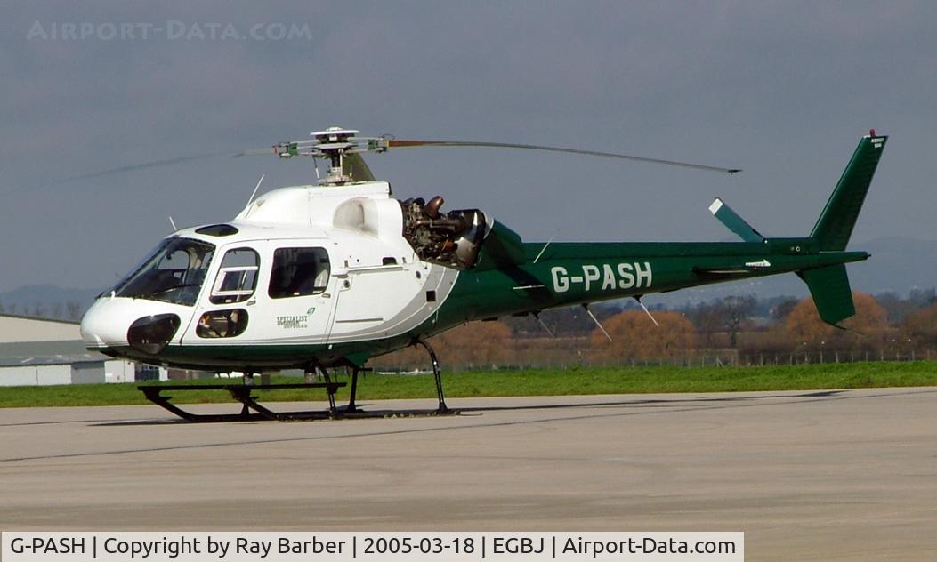 G-PASH, 1981 Aerospatiale AS-355F-1 Ecureuil 2 C/N 5040, Aerospatiale AS.355F1 Ecureuil II [5040] Staverton~G 18/03/2005