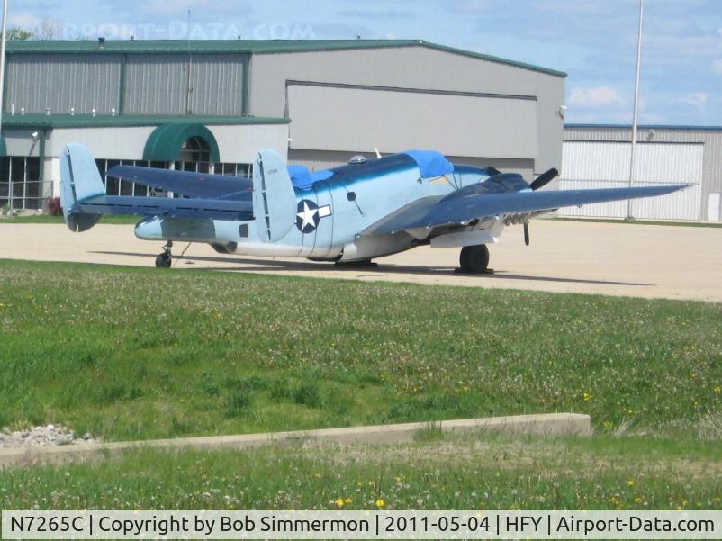 N7265C, 1945 Lockheed PV-2 Harpoon C/N 15-1362, On the ramp at Greenwood, IN