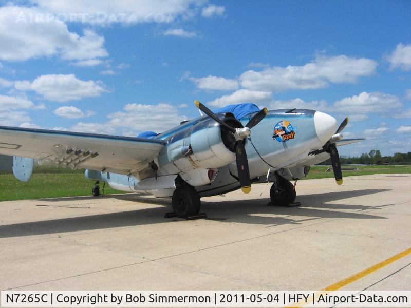 N7265C, 1945 Lockheed PV-2 Harpoon C/N 15-1362, On the ramp at Greenwood, IN
