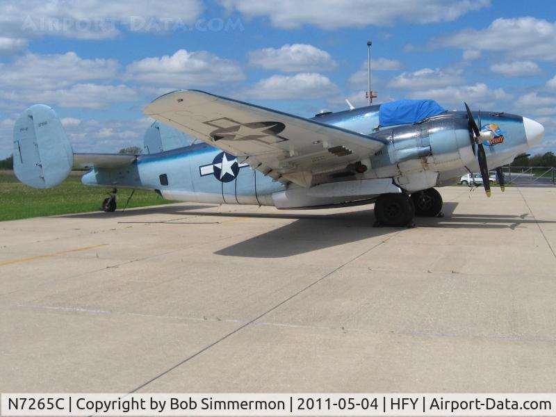 N7265C, 1945 Lockheed PV-2 Harpoon C/N 15-1362, On the ramp at Greenwood, IN