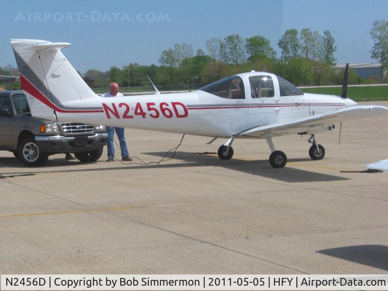 N2456D, 1978 Piper PA-38-112 Tomahawk C/N 38-79A0321, Getting a jump start on the ramp at Greenwood, IN