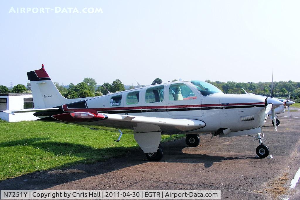 N7251Y, 1985 Beech A36 Bonanza 36 C/N E-2277, Privately owned