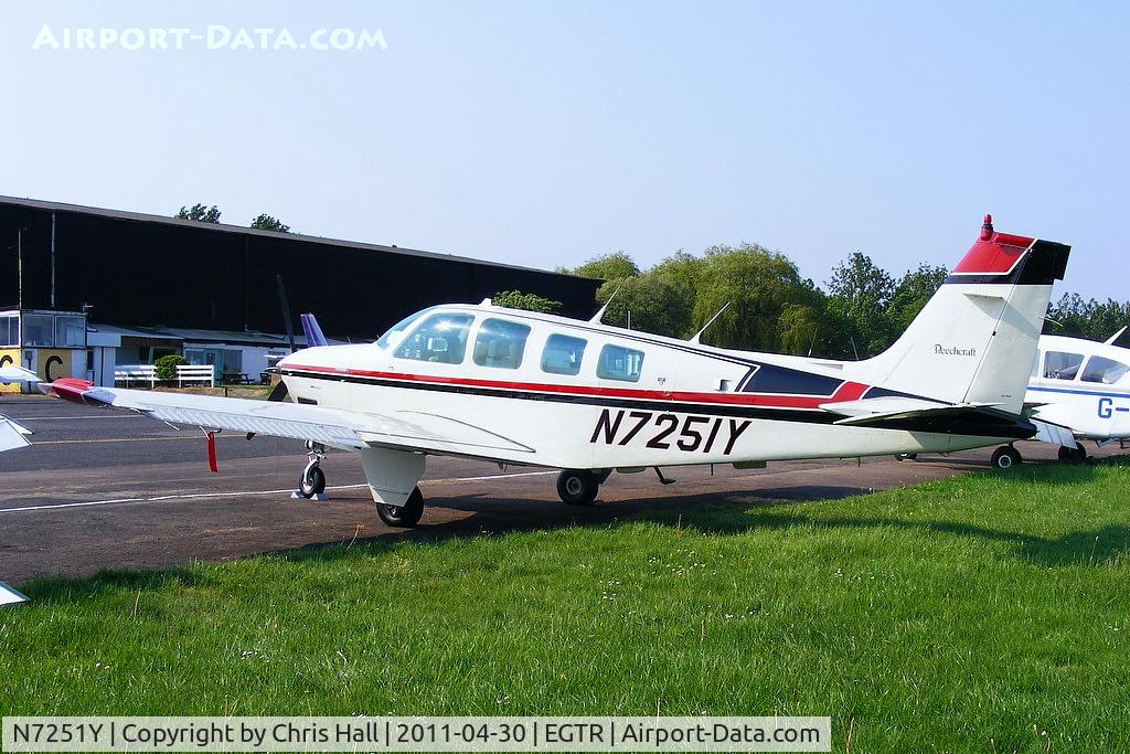 N7251Y, 1985 Beech A36 Bonanza 36 C/N E-2277, privately owned
