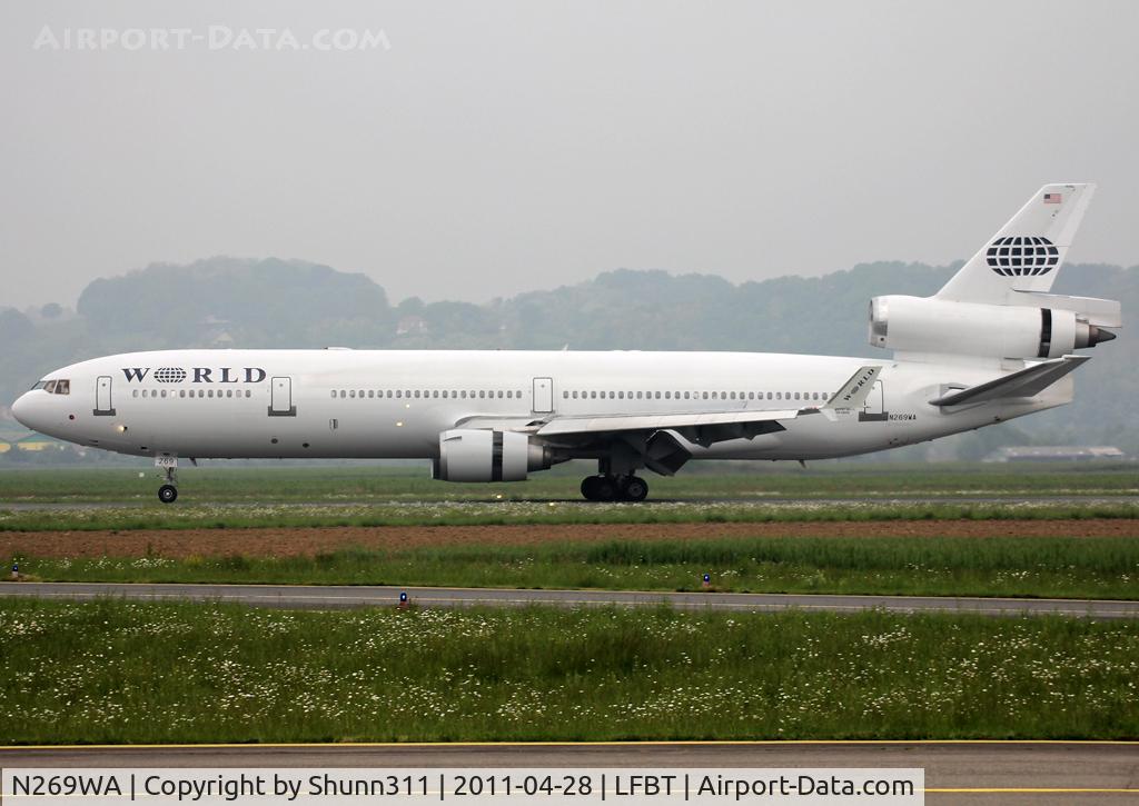 N269WA, 1991 McDonnell Douglas MD-11 C/N 48450, Landing rwy 20