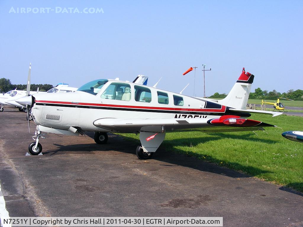 N7251Y, 1985 Beech A36 Bonanza 36 C/N E-2277, privately owned