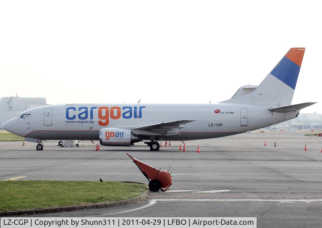 LZ-CGP, 1987 Boeing 737-35B C/N 23970, Parked at the Cargo apron...