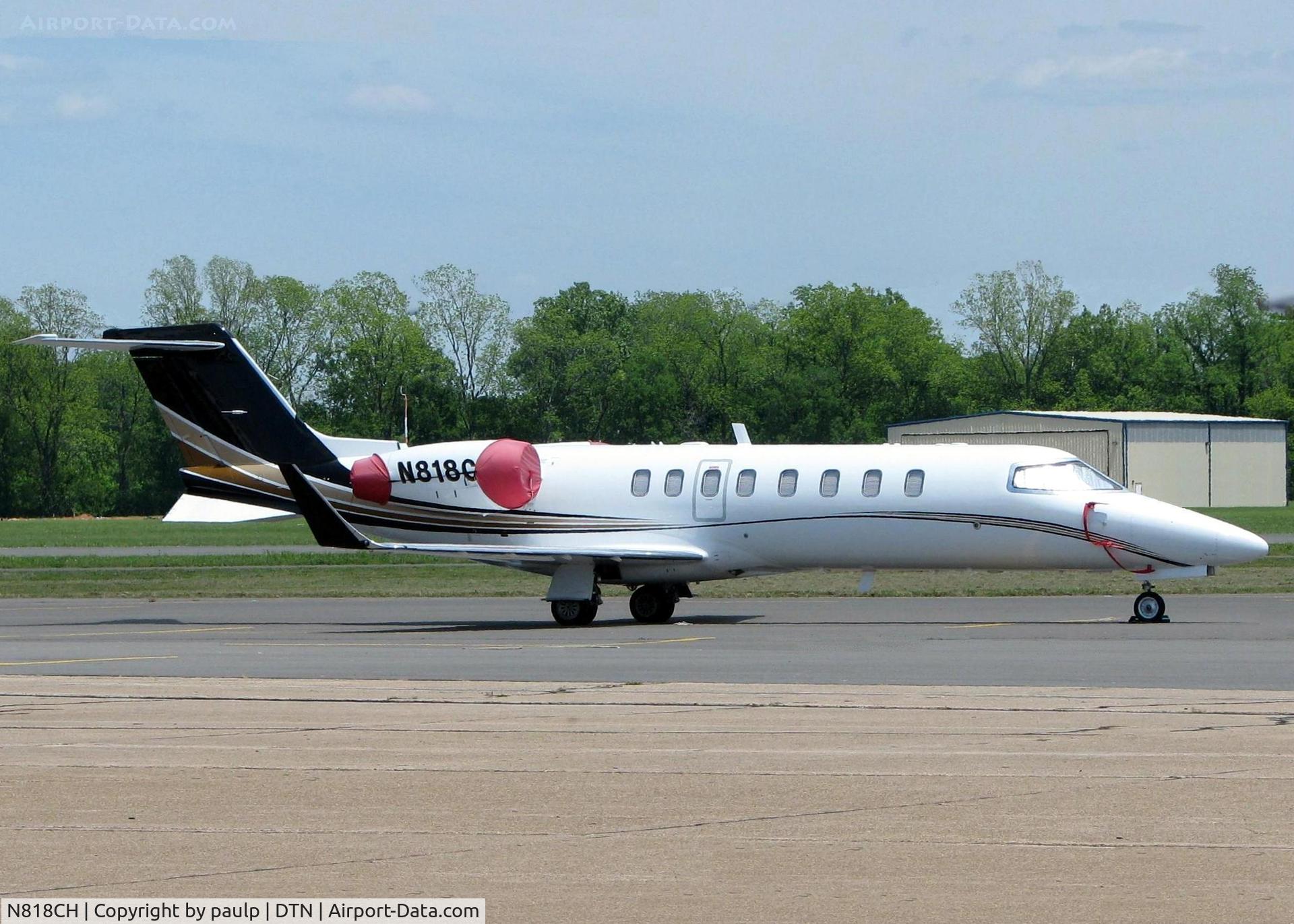 N818CH, Learjet Inc 45 C/N 394, At Downtown Shreveport.