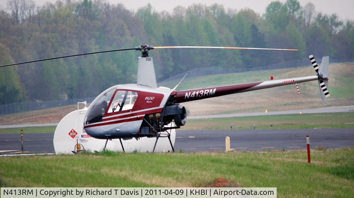 N413RM, 1990 Robinson R22 BETA C/N 1412, 1990 R22 BETA in Asheboro N.C.