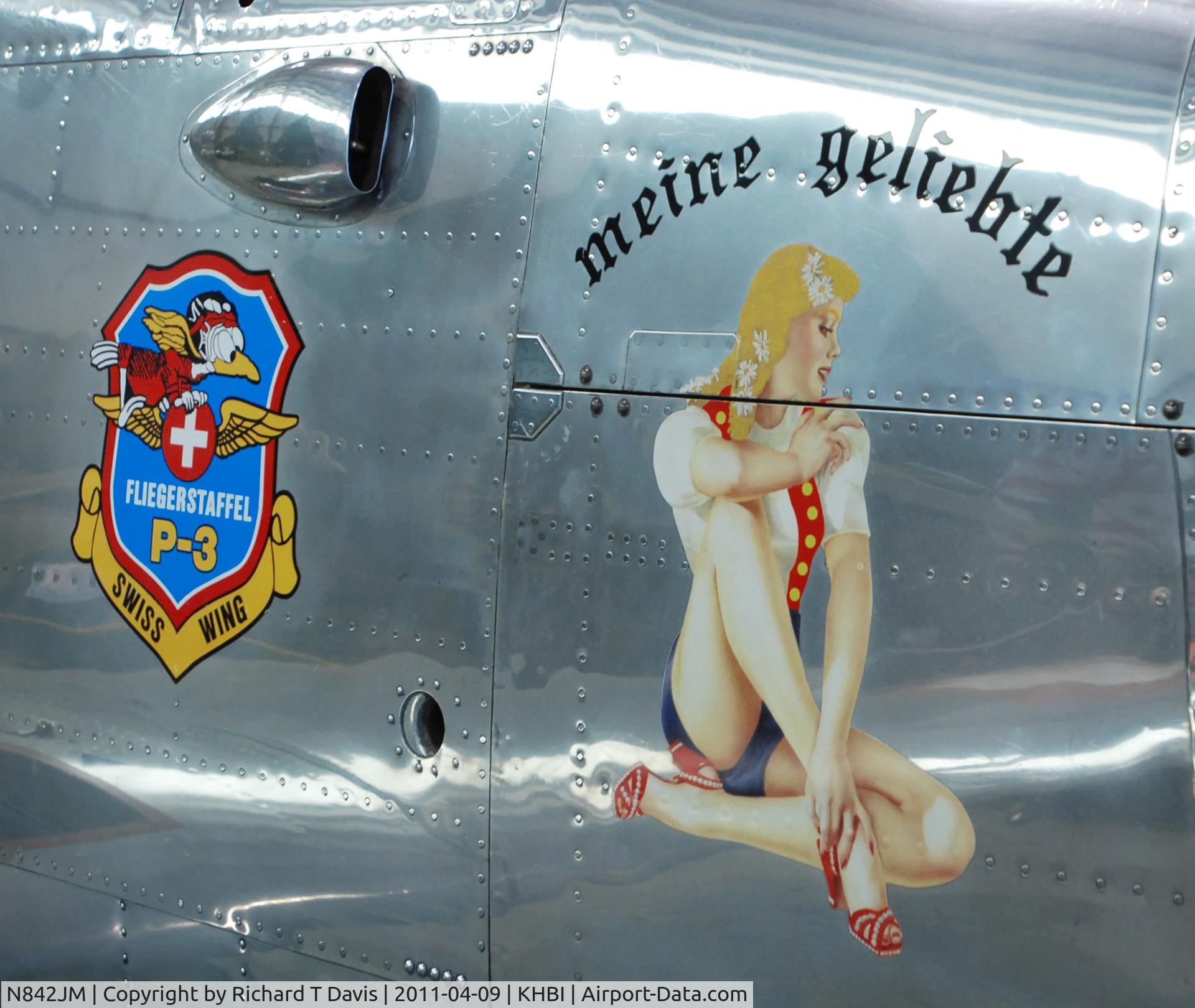 N842JM, Pilatus P3-05 C/N 480-29, Pilatus P3-05 of the Swiss Air Force at the N.C. Aviation Museum in Asheboro N.C.