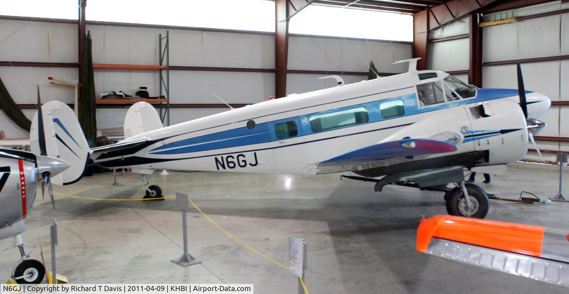 N6GJ, 1962 Beech H-18 C/N BA-633, 1962 Super Beech, Super 18 at the N.C. Aviation Museum in Asheboro N.C.......