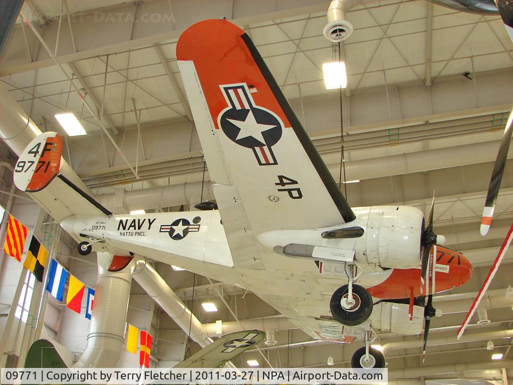 09771, Beechcraft RC-45J Expeditor C/N 434, Beechcraft RC-45J Expeditor, c/n: 434 at Pensacola Naval Museum
