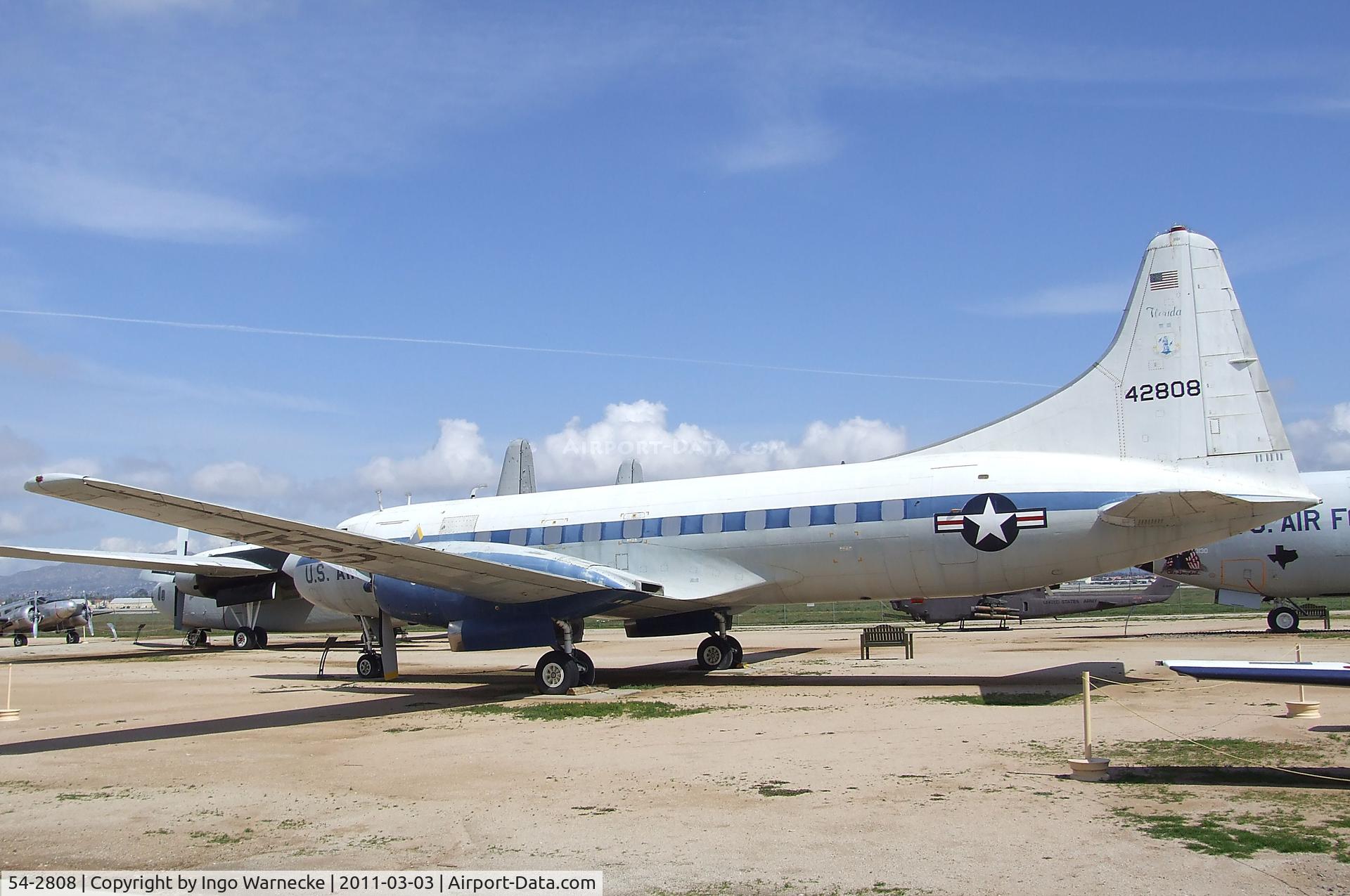 54-2808, 1954 Convair VC-131D (CV340) C/N 204, Convair VC-131D at the March Field Air Museum, Riverside CA