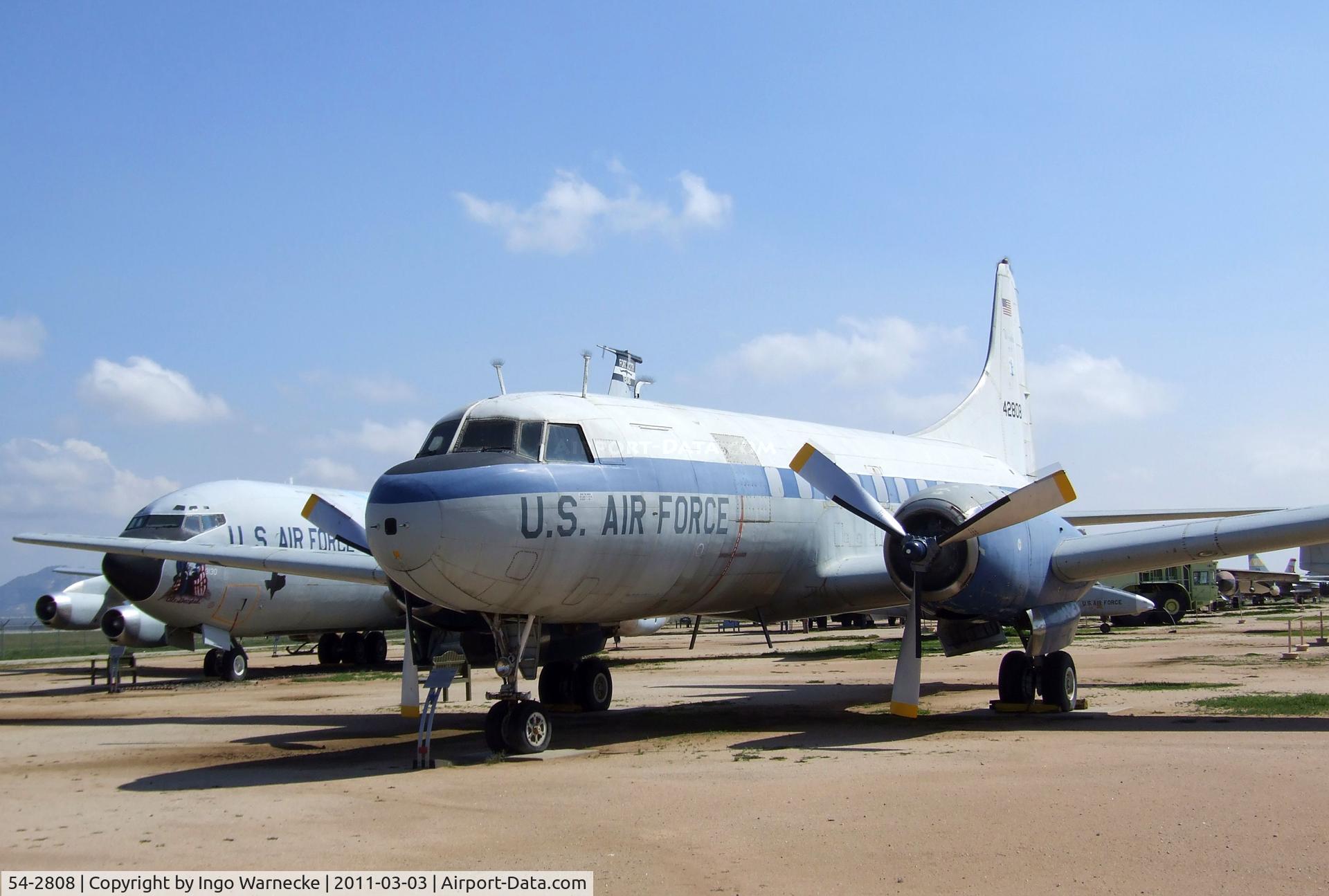 54-2808, 1954 Convair VC-131D (CV340) C/N 204, Convair VC-131D at the March Field Air Museum, Riverside CA
