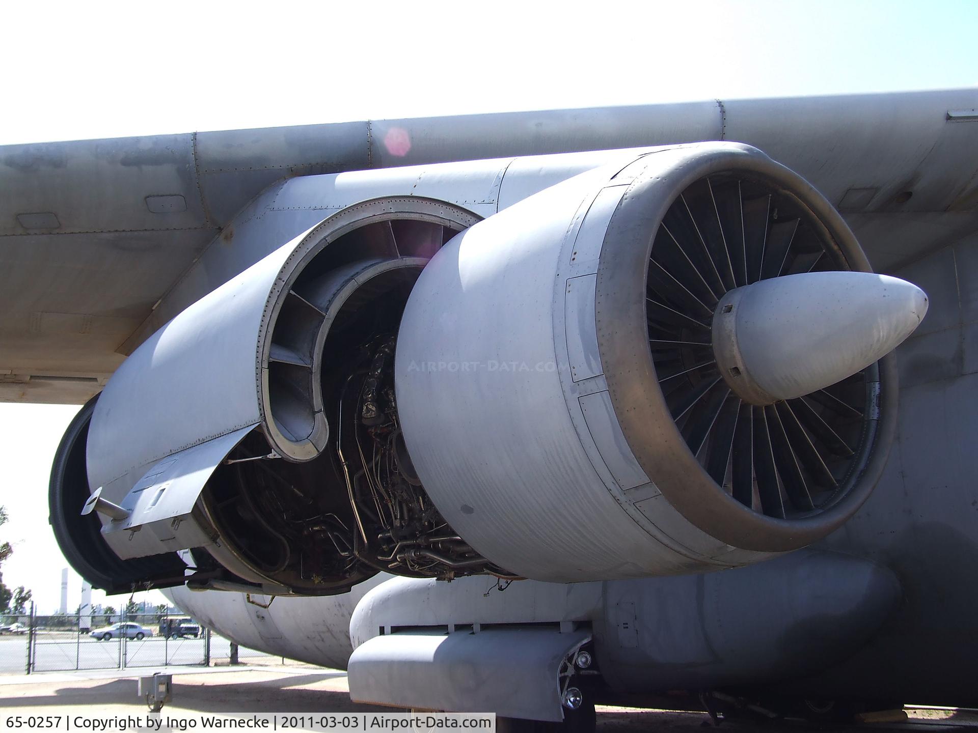 65-0257, 1965 Lockheed C-141B Starlifter C/N 300-6108, Lockheed C-141B Starlifter at the March Field Air Museum, Riverside CA