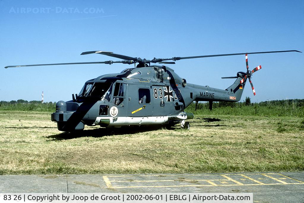 83 26, Westland Super Lynx Mk.88A C/N WA.379, Belgian Helidays 2002