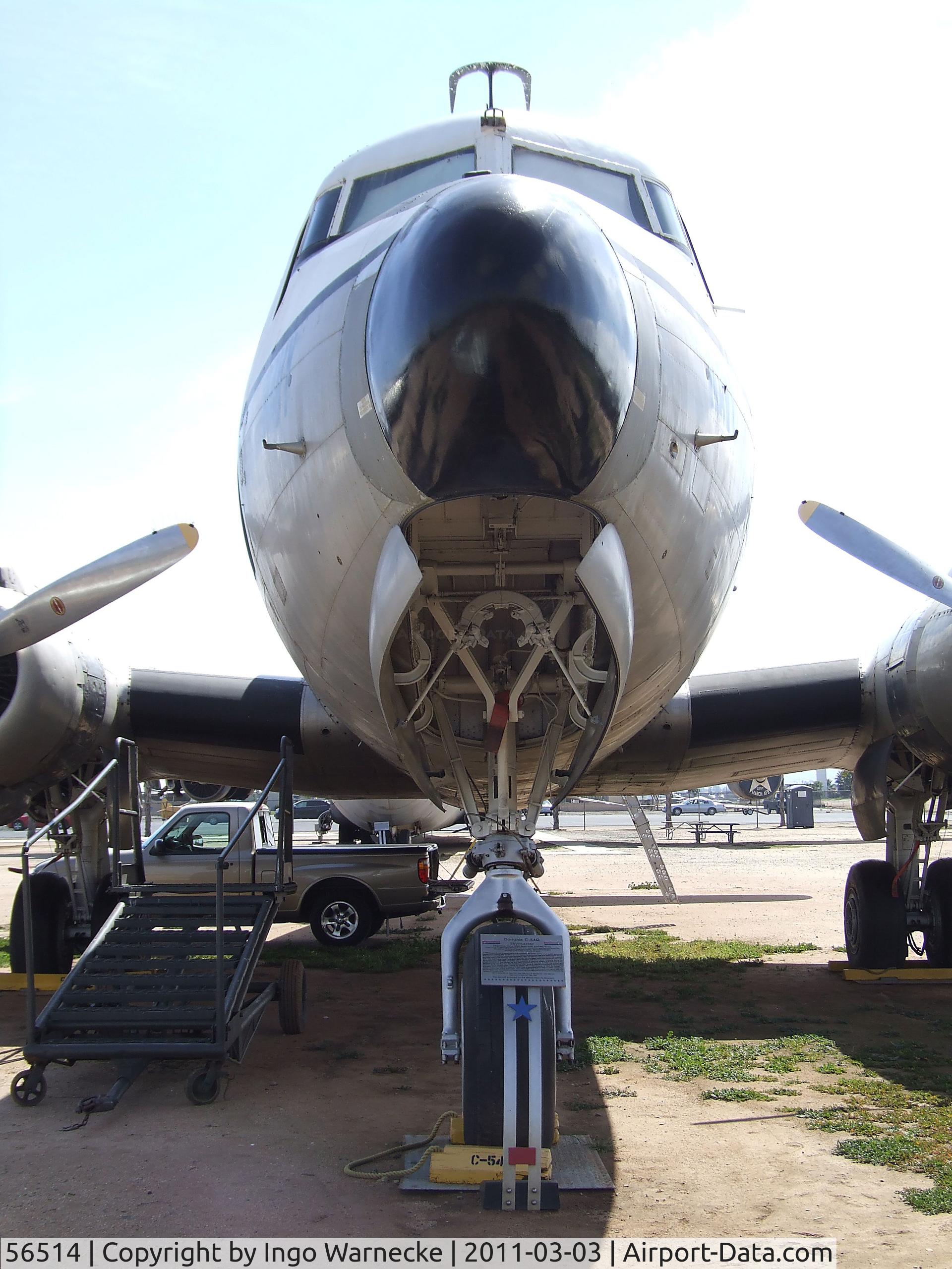 56514, 1945 Douglas C-54D-5-DC Skymaster (DC-4) C/N 10741, Douglas R5D-3 (C-54D) Skymaster at the March Field Air Museum, Riverside CA