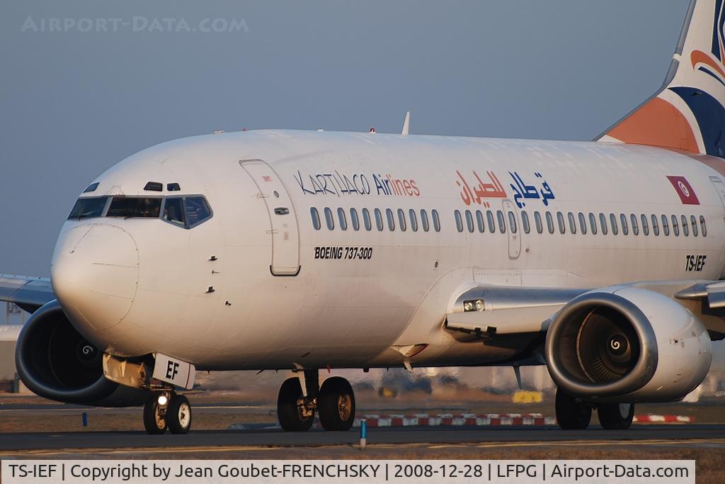 TS-IEF, 1994 Boeing 737-3Q8 C/N 26309, Karthago to Djerba