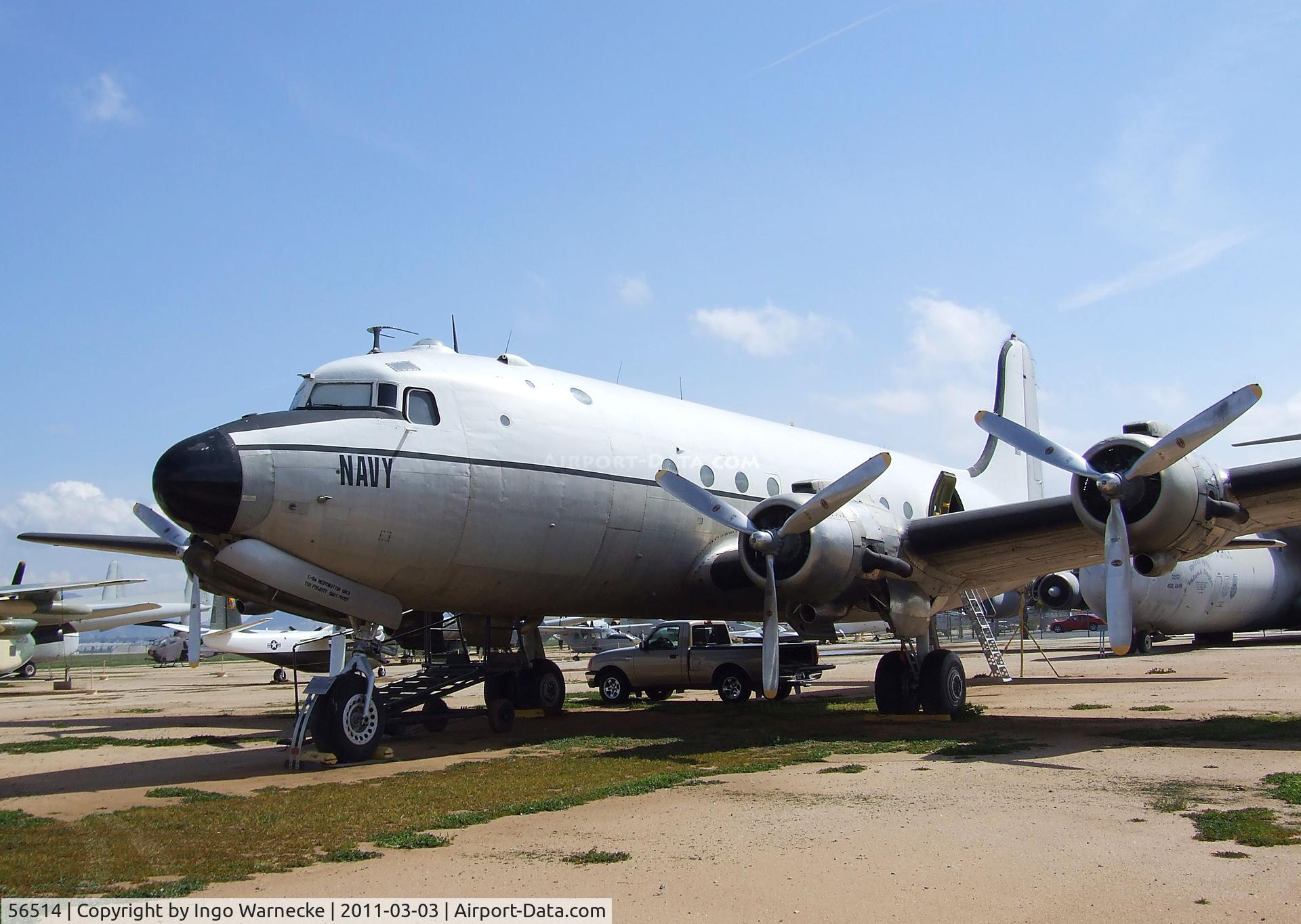 56514, 1945 Douglas C-54D-5-DC Skymaster (DC-4) C/N 10741, Douglas R5D-3 (C-54D) Skymaster at the March Field Air Museum, Riverside CA