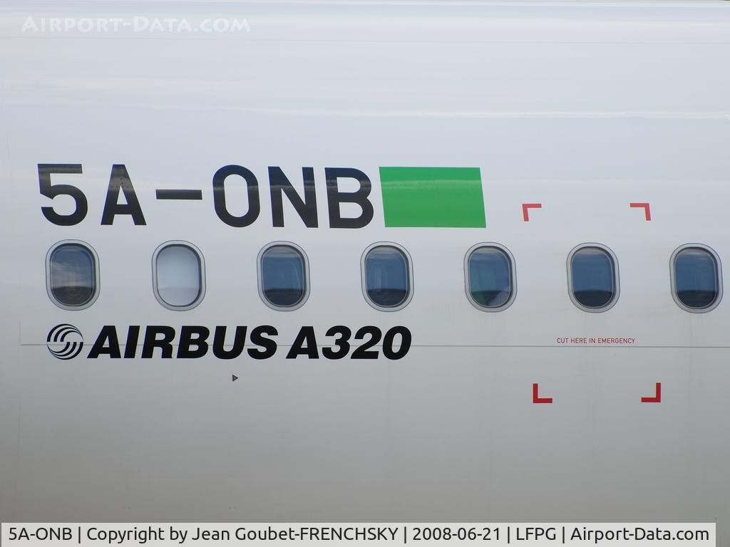 5A-ONB, 2007 Airbus A320-214 C/N 3236, Afriqiyah Airways