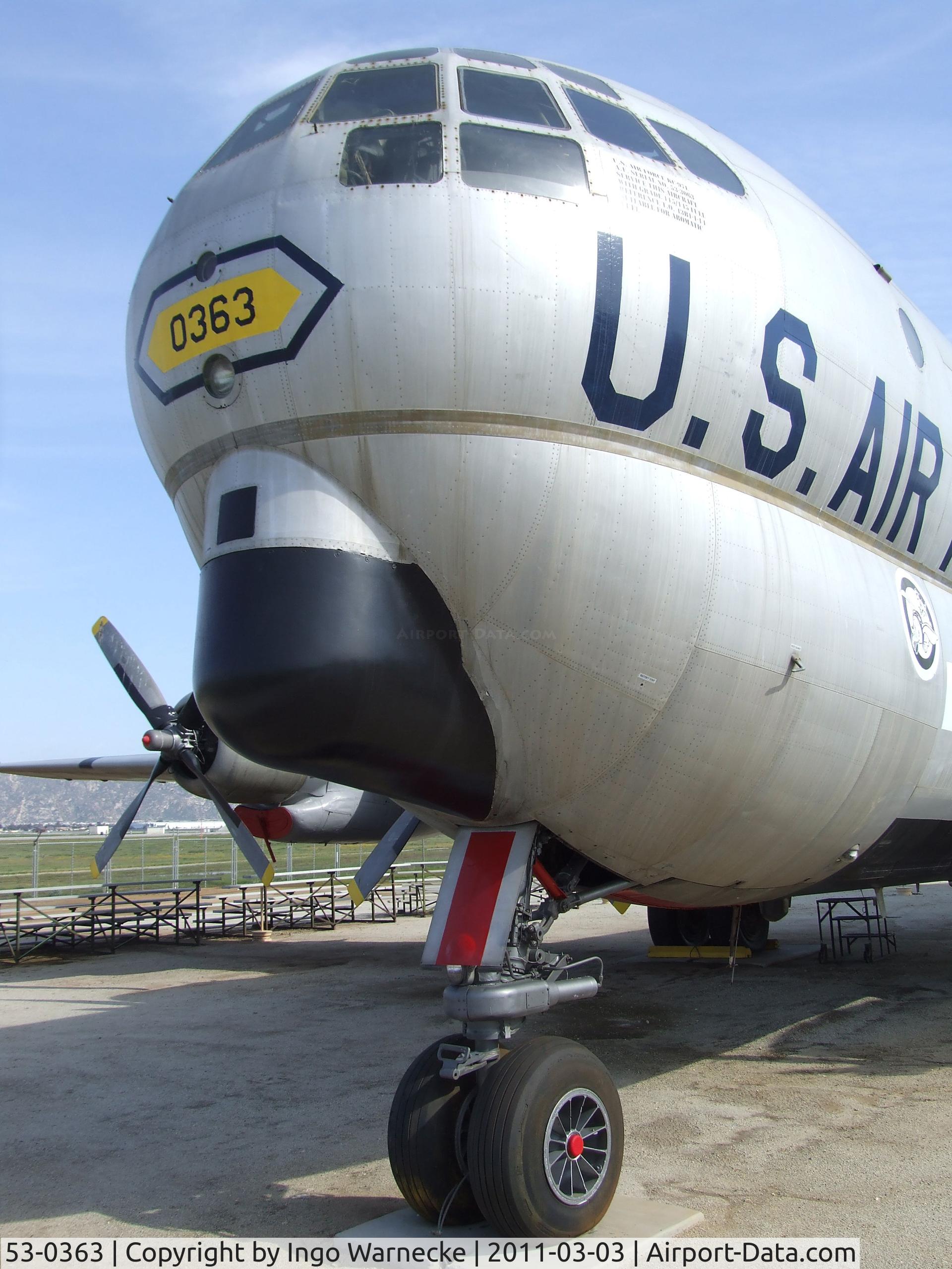 53-0363, 1953 Boeing KC-97G Stratocruiser C/N 17145, Boeing KC-97G Stratofreighter at the March Field Air Museum, Riverside CA
