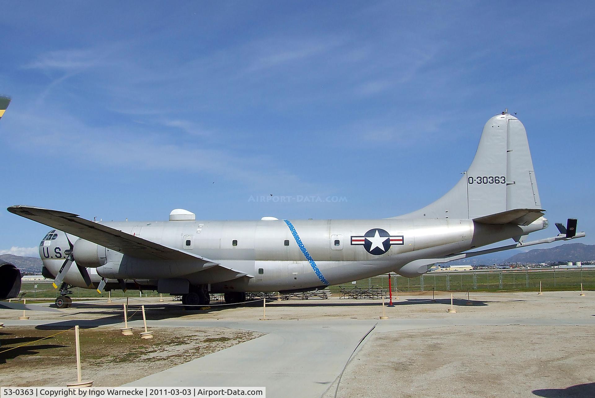53-0363, 1953 Boeing KC-97G Stratocruiser C/N 17145, Boeing KC-97G Stratofreighter at the March Field Air Museum, Riverside CA