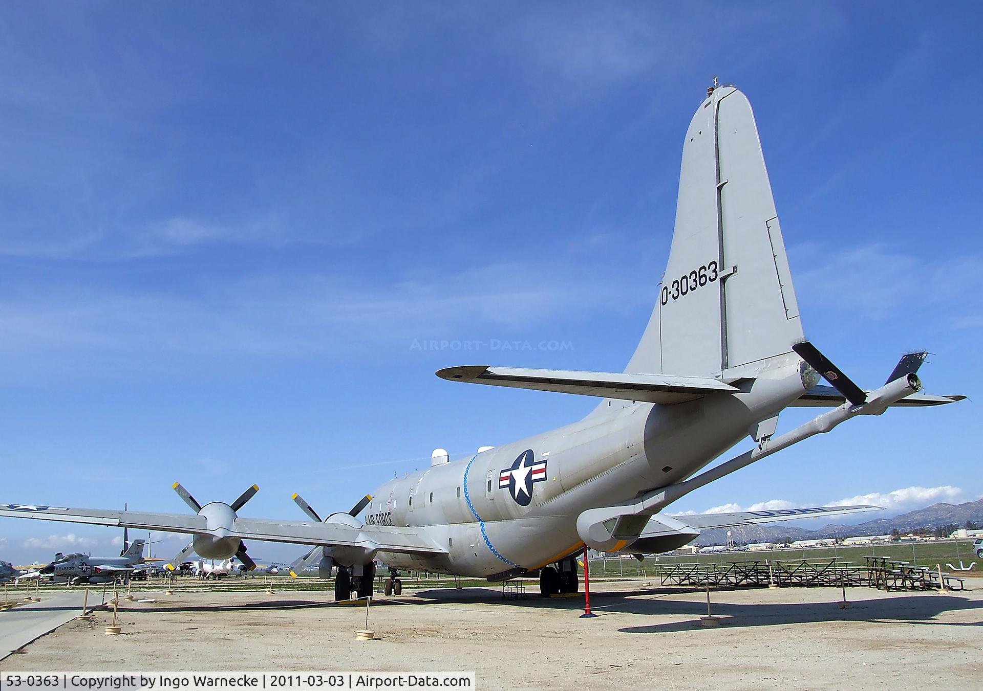 53-0363, 1953 Boeing KC-97G Stratocruiser C/N 17145, Boeing KC-97G Stratofreighter at the March Field Air Museum, Riverside CA