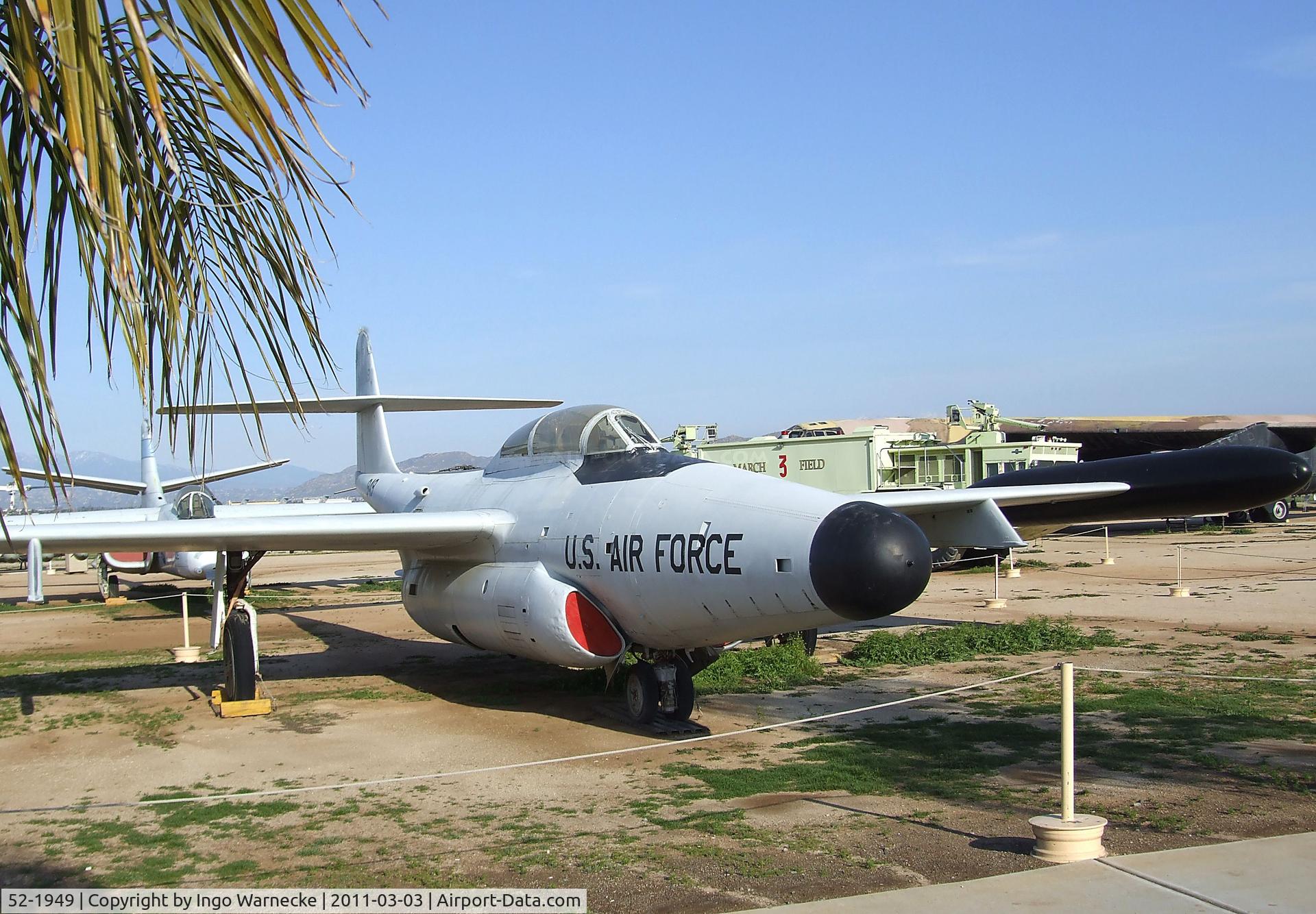 52-1949, 1952 Northrop F-89J Scorpion C/N Not found 52-1949, Northrop F-89D Scorpion at the March Field Air Museum, Riverside CA
